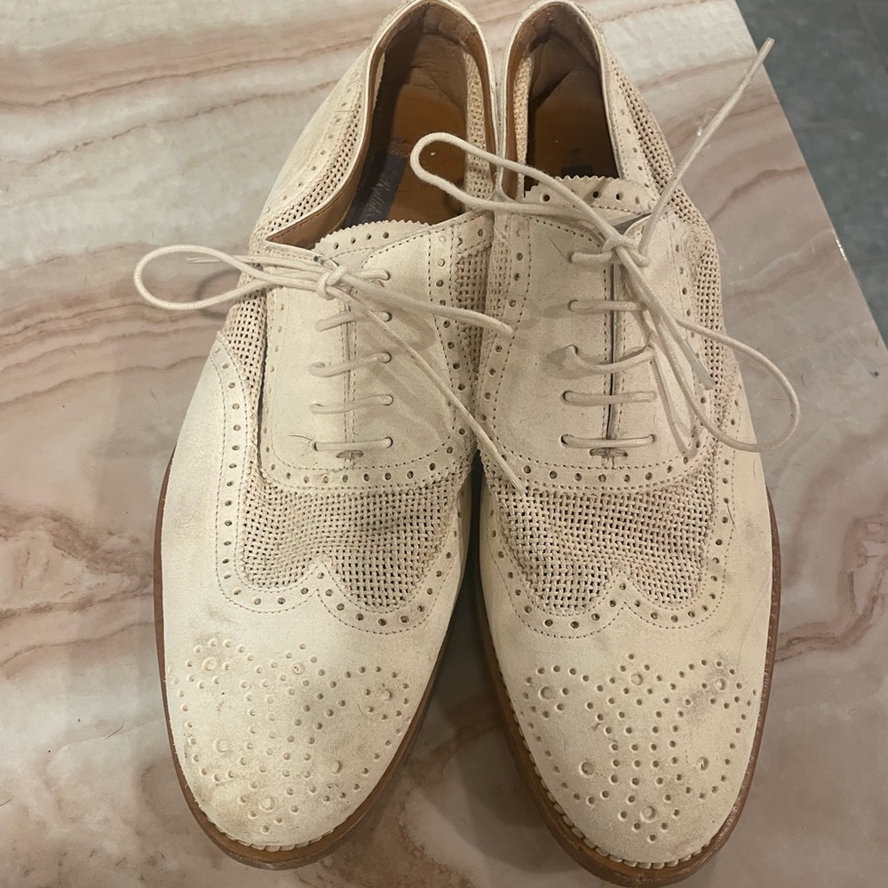Ralph Lauren Collection Suede Oxford Shoes